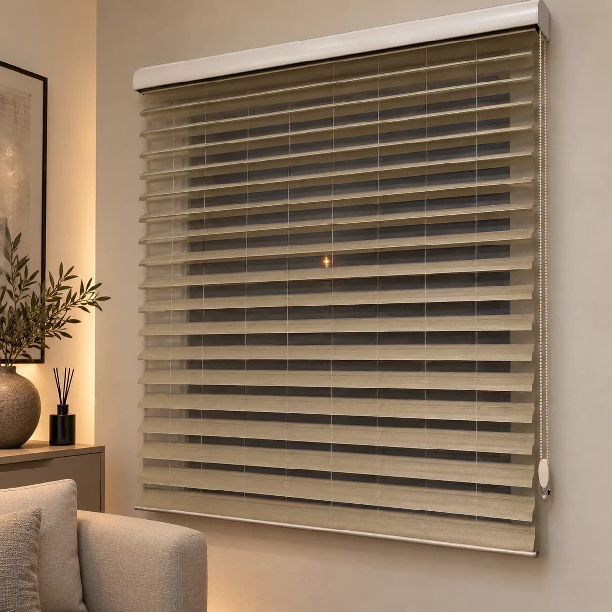 Perde Silhouette 3D në interier elegant | Grombi